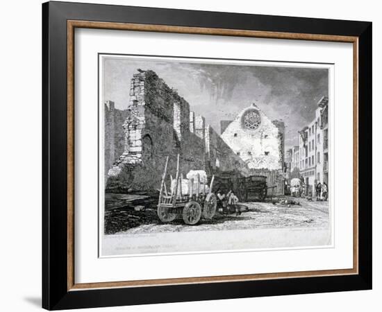 Ruins of the Bishop of Winchester's Palace, Southwark, London, 1828-John Sell Cotman-Framed Giclee Print