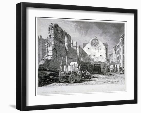 Ruins of the Bishop of Winchester's Palace, Southwark, London, 1828-John Sell Cotman-Framed Giclee Print