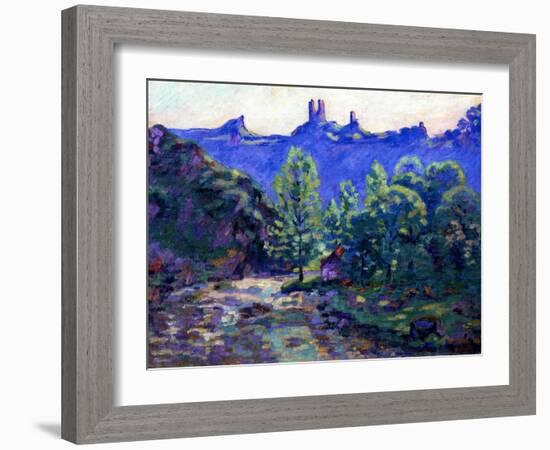 Ruins of the Castle of Crozant-Armand Guillaumin-Framed Giclee Print