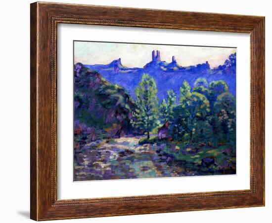 Ruins of the Castle of Crozant-Armand Guillaumin-Framed Giclee Print