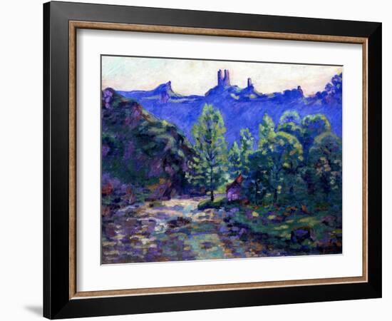 Ruins of the Castle of Crozant-Armand Guillaumin-Framed Giclee Print