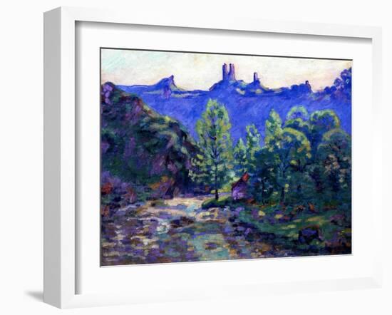 Ruins of the Castle of Crozant-Armand Guillaumin-Framed Giclee Print