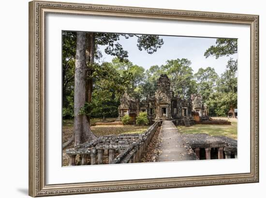 Ruins of the Chau Say Tevoda Temple, Angkor, UNESCO World Heritage Site, Cambodia, Indochina-Yadid Levy-Framed Photographic Print