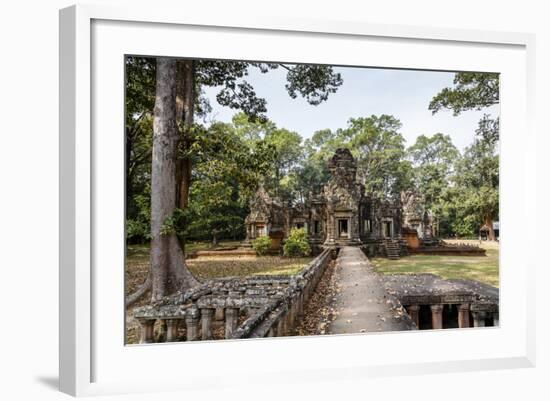 Ruins of the Chau Say Tevoda Temple, Angkor, UNESCO World Heritage Site, Cambodia, Indochina-Yadid Levy-Framed Photographic Print