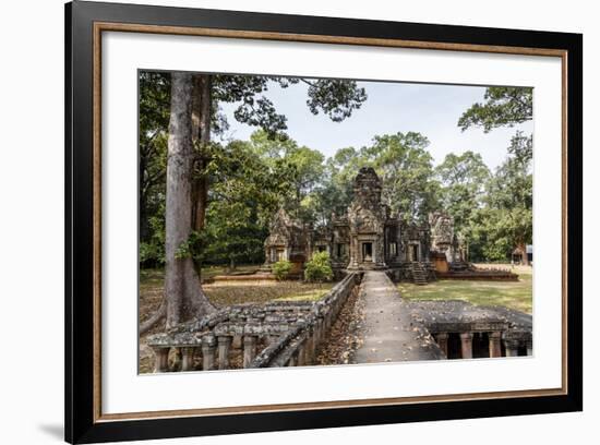 Ruins of the Chau Say Tevoda Temple, Angkor, UNESCO World Heritage Site, Cambodia, Indochina-Yadid Levy-Framed Photographic Print