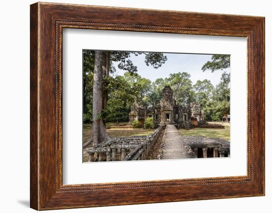 Ruins of the Chau Say Tevoda Temple, Angkor, UNESCO World Heritage Site, Cambodia, Indochina-Yadid Levy-Framed Photographic Print