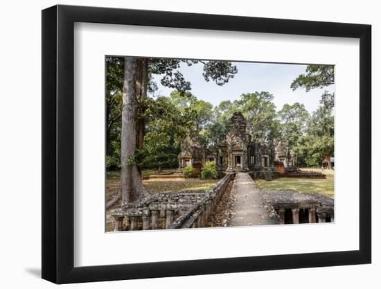 Ruins of the Chau Say Tevoda Temple, Angkor, UNESCO World Heritage Site, Cambodia, Indochina-Yadid Levy-Framed Photographic Print