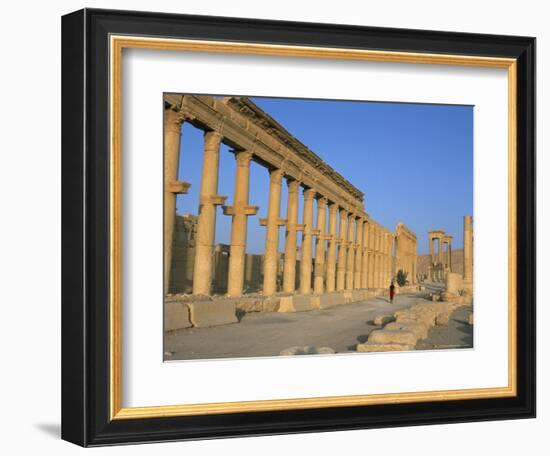 Ruins of the Colonnade, Palmyra, Unesco World Heritage Site, Syria, Middle East-Alison Wright-Framed Photographic Print