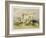 Ruins of the Eastern Portico of the Temple of Baalbec, May 6th 1839-David Roberts-Framed Giclee Print