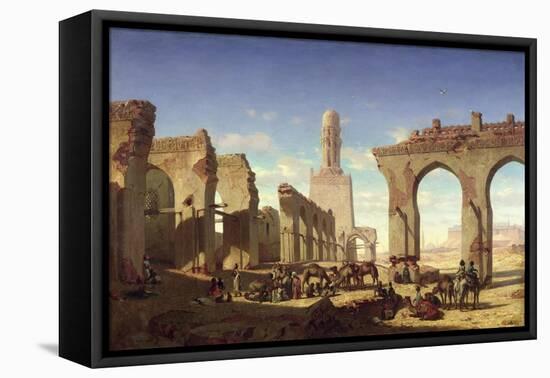 Ruins of the Mosque of the Caliph El Haken, Cairo, c.1840-Prosper Georges Antoine Marilhat-Framed Premier Image Canvas