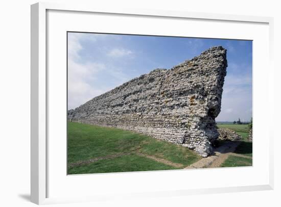 Ruins of the Northern Wall, Richborough Roman Fort, Kent, England, United Kingdom-null-Framed Giclee Print