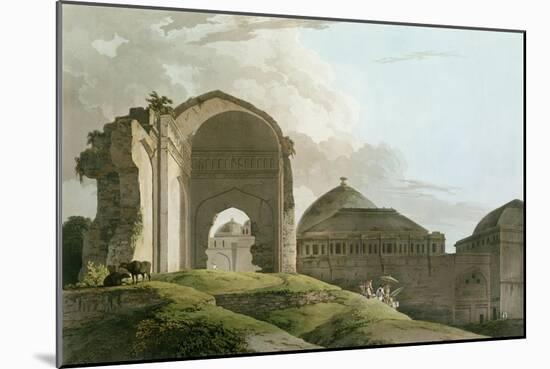 Ruins of the Palace at Madurai, Engraved by Thomas and William-Thomas & William Daniell-Mounted Giclee Print