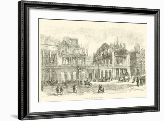 Ruins of the Palais Royal, May 1871-null-Framed Giclee Print