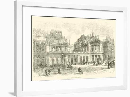 Ruins of the Palais Royal, May 1871-null-Framed Giclee Print