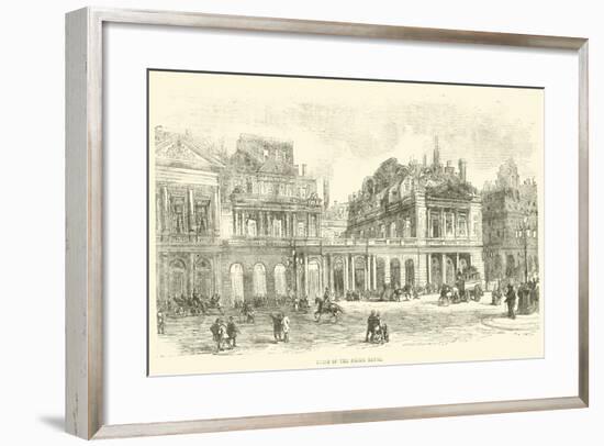 Ruins of the Palais Royal, May 1871-null-Framed Giclee Print