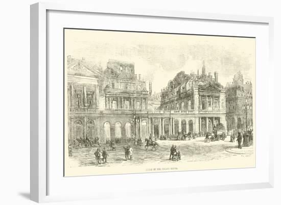 Ruins of the Palais Royal, May 1871-null-Framed Giclee Print