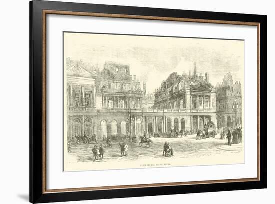 Ruins of the Palais Royal, May 1871-null-Framed Giclee Print