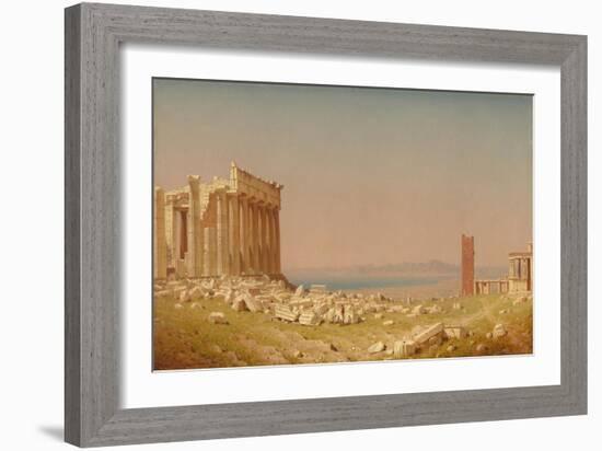 Ruins of the Parthenon, 1880-Sanford Robinson Gifford-Framed Giclee Print