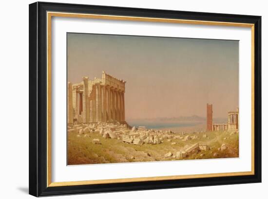 Ruins of the Parthenon, 1880-Sanford Robinson Gifford-Framed Giclee Print