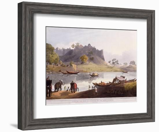 Ruins of the Port at Juanpore on the River Goomtee, 1824 (Colour Aquatint)-Henry Salt-Framed Giclee Print