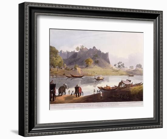 Ruins of the Port at Juanpore on the River Goomtee, 1824 (Colour Aquatint)-Henry Salt-Framed Giclee Print