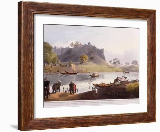 Ruins of the Port at Juanpore on the River Goomtee, 1824 (Colour Aquatint)-Henry Salt-Framed Giclee Print