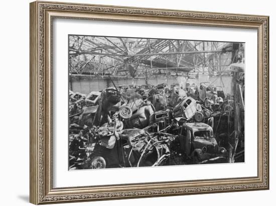 Ruins of the Renault Factory, Boulogne-Billancourt, Paris, C1942-null-Framed Giclee Print