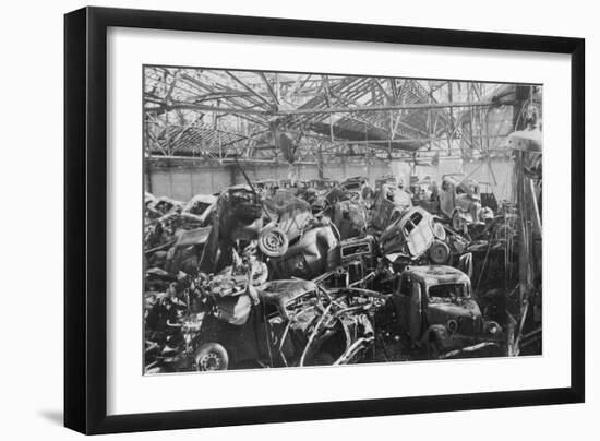 Ruins of the Renault Factory, Boulogne-Billancourt, Paris, C1942-null-Framed Giclee Print