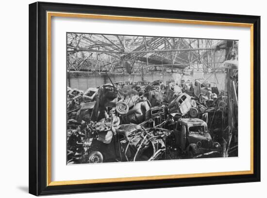 Ruins of the Renault Factory, Boulogne-Billancourt, Paris, C1942-null-Framed Giclee Print