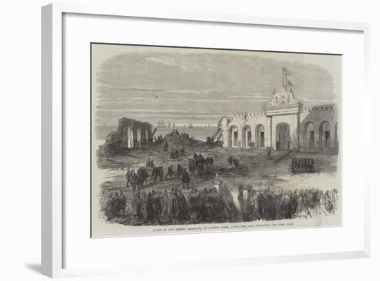 Ruins of the Retiro Barracks, at Buenos Ayres, after the Late Explosion-null-Framed Giclee Print