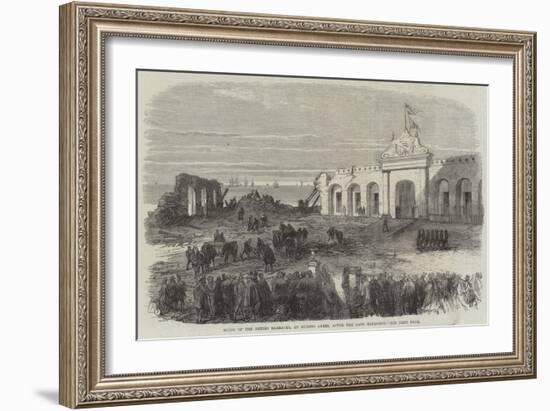 Ruins of the Retiro Barracks, at Buenos Ayres, after the Late Explosion-null-Framed Giclee Print