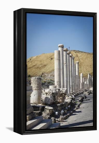 Ruins of the Roman-Byzantine City of Scythopolis-Yadid Levy-Framed Premier Image Canvas