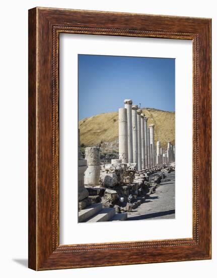 Ruins of the Roman-Byzantine City of Scythopolis-Yadid Levy-Framed Photographic Print