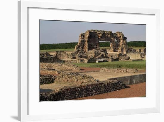 Ruins of the Roman City Viroconium Cornoviorum at Wroxeter, Shropshire, England, United Kingdom-null-Framed Giclee Print