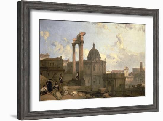 Ruins of the Roman Forum, 1859-David Roberts-Framed Giclee Print