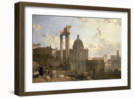 Ruins of the Roman Forum, 1859-David Roberts-Framed Giclee Print