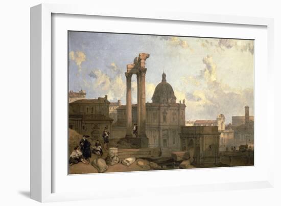 Ruins of the Roman Forum, 1859-David Roberts-Framed Giclee Print