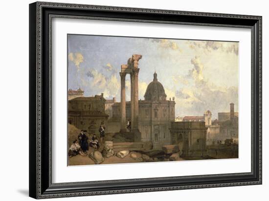 Ruins of the Roman Forum, 1859-David Roberts-Framed Giclee Print