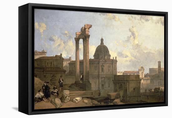 Ruins of the Roman Forum, 1859-David Roberts-Framed Premier Image Canvas