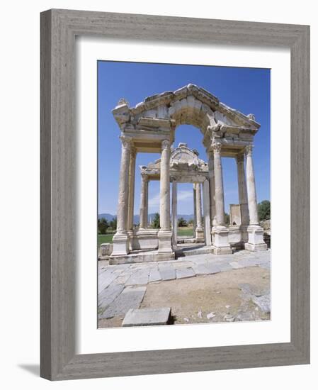 Ruins of the Temple of Aphrodite, Archaeological Site, Aphrodisias, Anatolia, Turkey-R H Productions-Framed Photographic Print