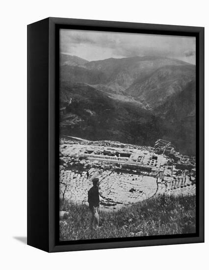 'Ruins of the Temple of Apollo at Delphi', 1913-Unknown-Framed Premier Image Canvas