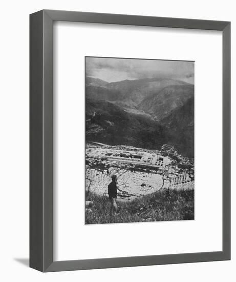 'Ruins of the Temple of Apollo at Delphi', 1913-Unknown-Framed Photographic Print