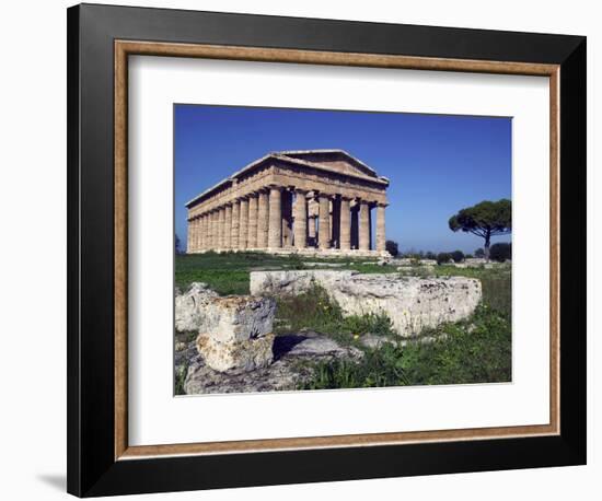 Ruins of the Temple of Neptune-Marco Cristofori-Framed Photographic Print