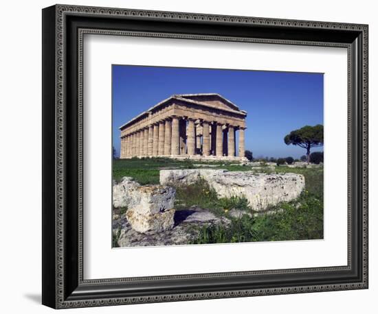 Ruins of the Temple of Neptune-Marco Cristofori-Framed Photographic Print