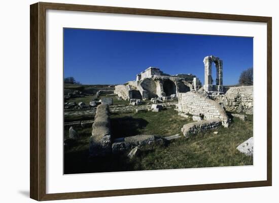 Ruins of Thermal Baths of Carsulae, Umbria, Italy-null-Framed Giclee Print