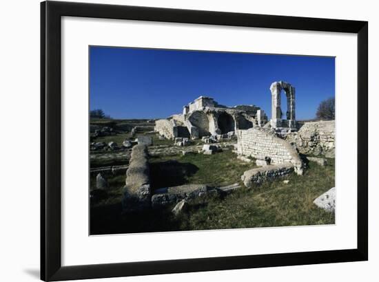 Ruins of Thermal Baths of Carsulae, Umbria, Italy-null-Framed Giclee Print