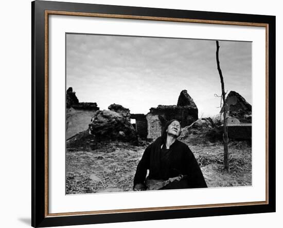Ruins of Village Near Pengpu Destroyed by Nationalists and Communists Forces in Chinese Civil War-Carl Mydans-Framed Photographic Print