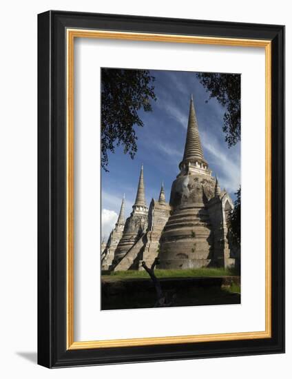 Ruins of Wat Phra Sri Sanphet-Stuart Black-Framed Photographic Print