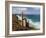 Ruins of Wheal Coates Tin Mine Engine House, Near St Agnes, Cornwall, England-Stuart Black-Framed Photographic Print