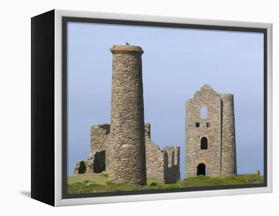 Ruins of Wheal Coates Tin Mine-Ashley Cooper-Framed Premier Image Canvas